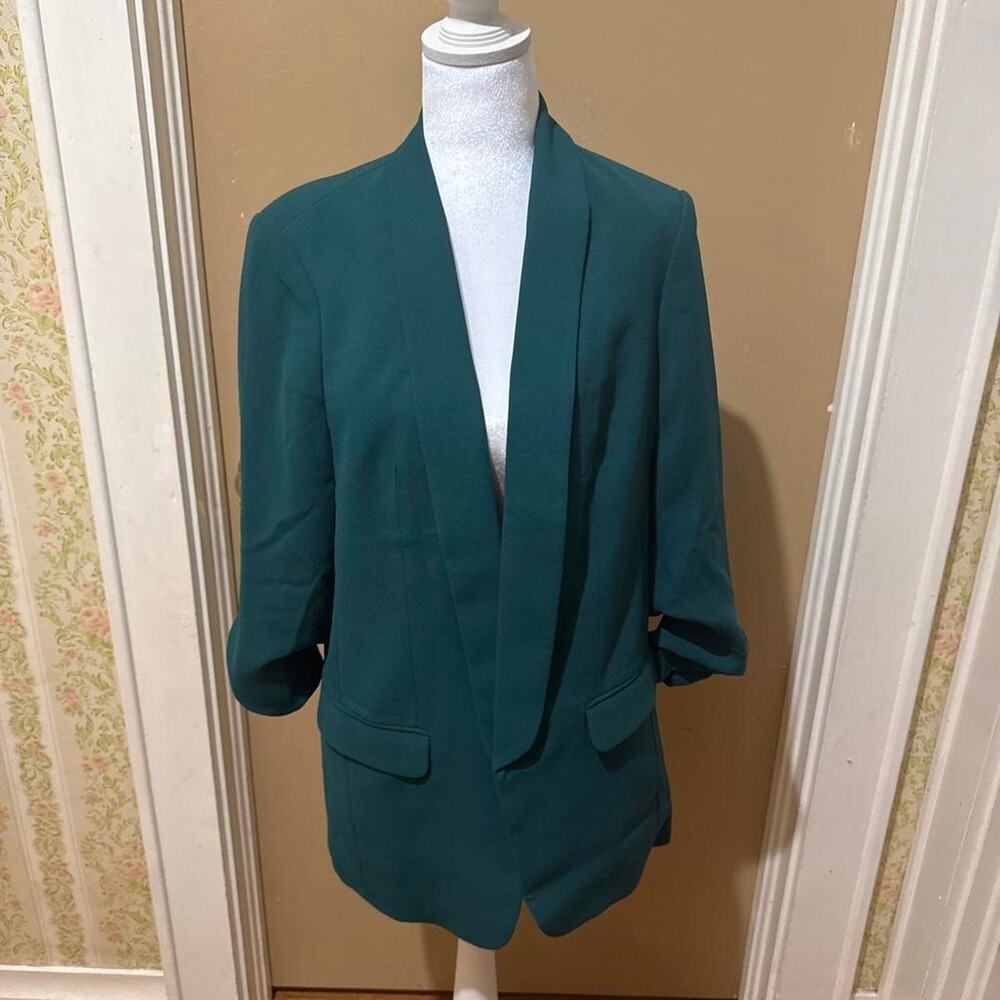 Express green blazer